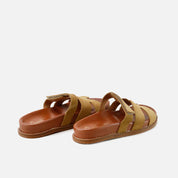 Papanatas Bio Velour Leather Sandals | Eli 1957