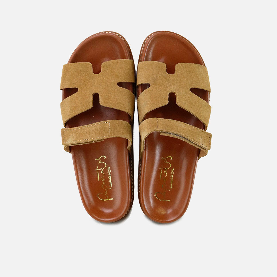 Papanatas Bio Velour Leather Sandals | Eli 1957