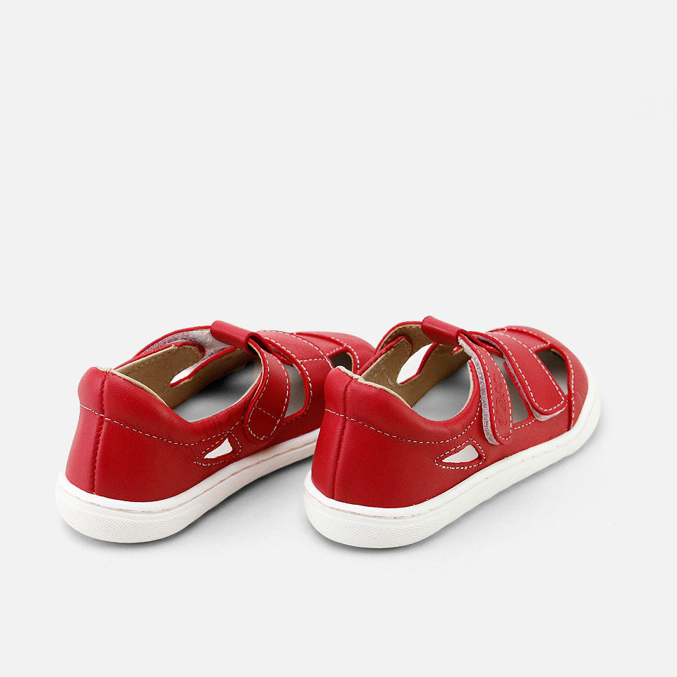 EliSoft red barefoot sport sandals | Eli 1957