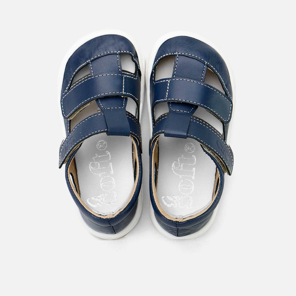 EliSoft Navy Blue Barefoot Sport Sandals | Eli 1957