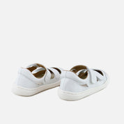 EliSoft white double-closure barefoot sport sandals | Eli 1957