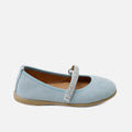 Elibasic cyan pearl Mary Janes | Eli 1957