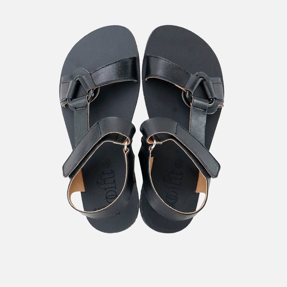 EliSoft black guaracha barefoot sandals | Eli 1957