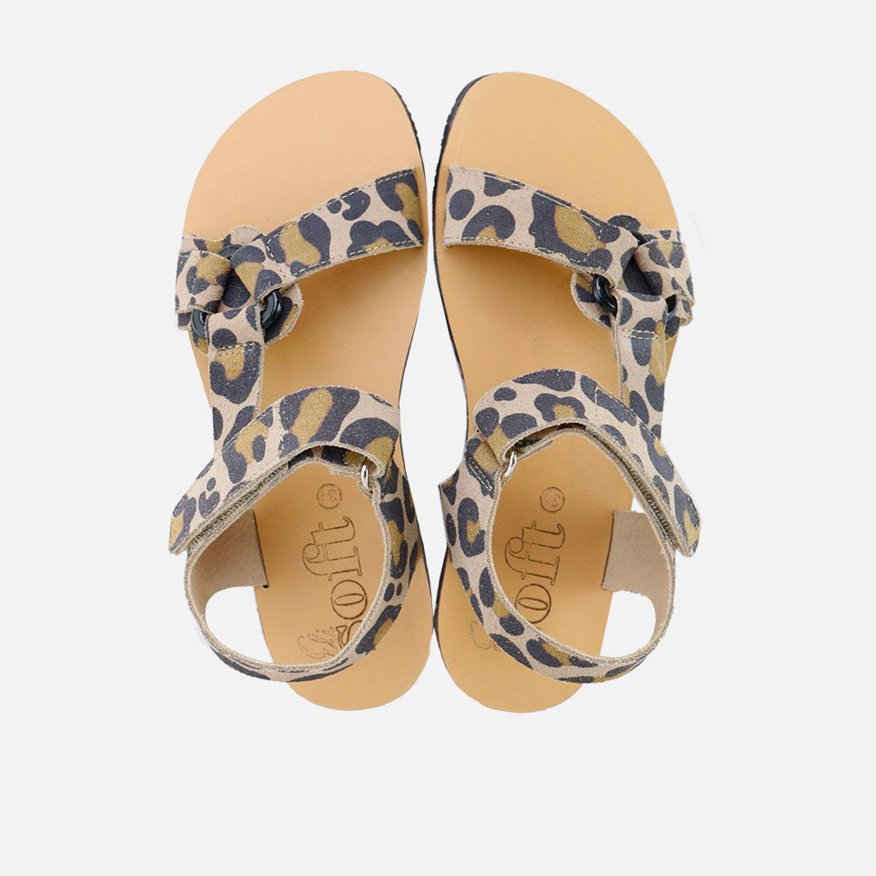 EliSoft animal print guaracha barefoot sandals | Eli 1957