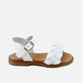 Papanatas white braided gel sandals | Eli 1957