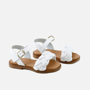 Papanatas white braided gel sandals | Eli 1957