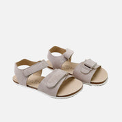 EliSoft velor tortora barefoot sandals | Eli 1957