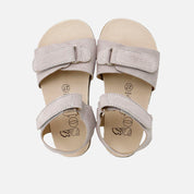 EliSoft velor tortora barefoot sandals | Eli 1957