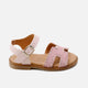 Sandalias gel h cristales rosa papanatas | Eli 1957