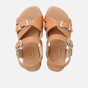 Two-buckle leather sandals | Eli 1957