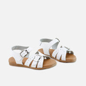 Papanatas white double-buckle gel sandals | Eli 1957