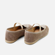 heart mary janes plush leather mud Elibasic | Eli 1957