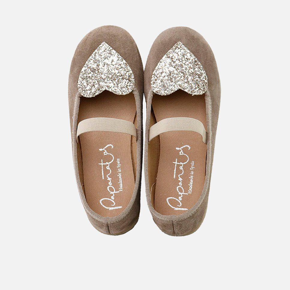 heart mary janes plush leather mud Elibasic | Eli 1957