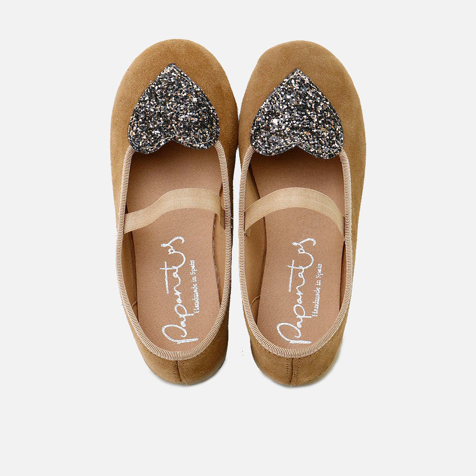 Elibasic oak plush leather heart Mary Janes | Eli 1957