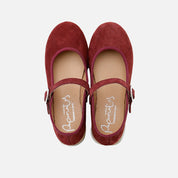 Velvet plush leather Mary Janes Elibasic | Eli 1957
