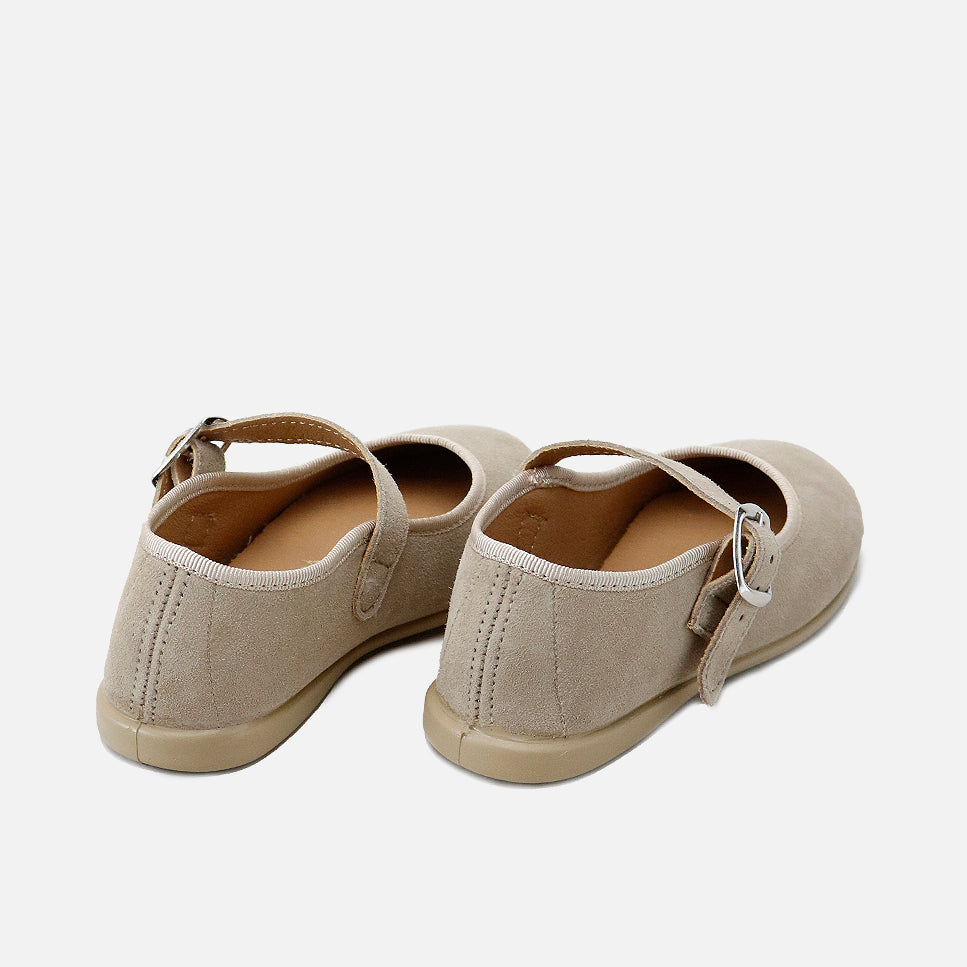 Merceditas piel ante taupe Elibasic | Eli 1957