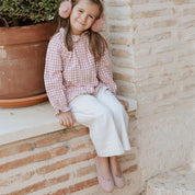 Papanatas antique suede glitter ballerinas | Eli 1957