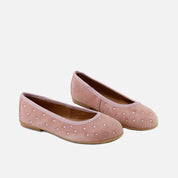 Papanatas antique suede glitter ballerinas | Eli 1957
