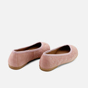 Papanatas antique suede glitter ballerinas | Eli 1957