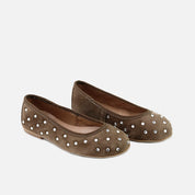 Papanatas shiny split leather ballerinas | Eli 1957