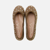 Papanatas shiny split leather ballerinas | Eli 1957