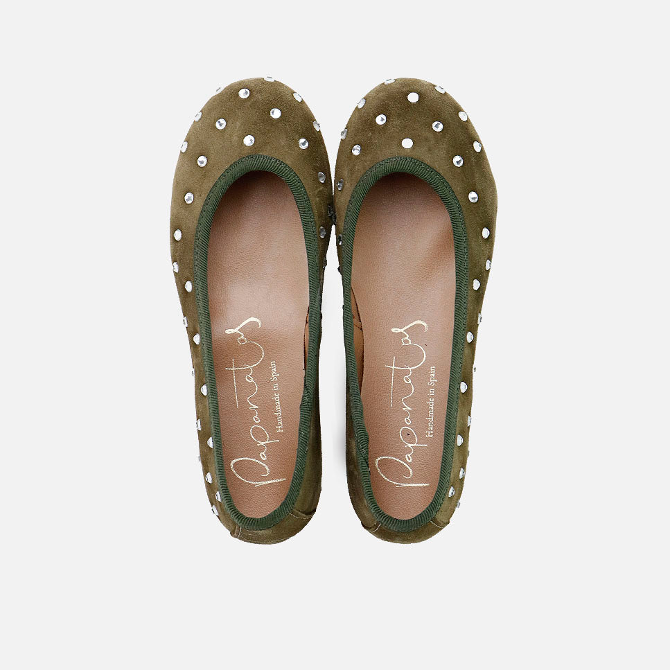 Shiny suede clover Papanatas ballerinas | Eli 1957