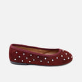 Papanatas shiny suede velvet ballerinas | Eli 1957