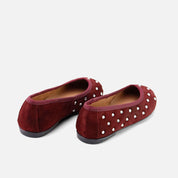 Papanatas shiny suede velvet ballerinas | Eli 1957