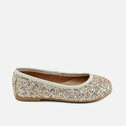 Platinum glitter ballet flats Papanatas | Eli 1957