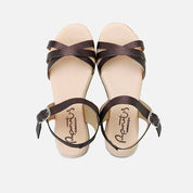 Sandalias plataforma piel etoile libra Papanatas | Eli 1957