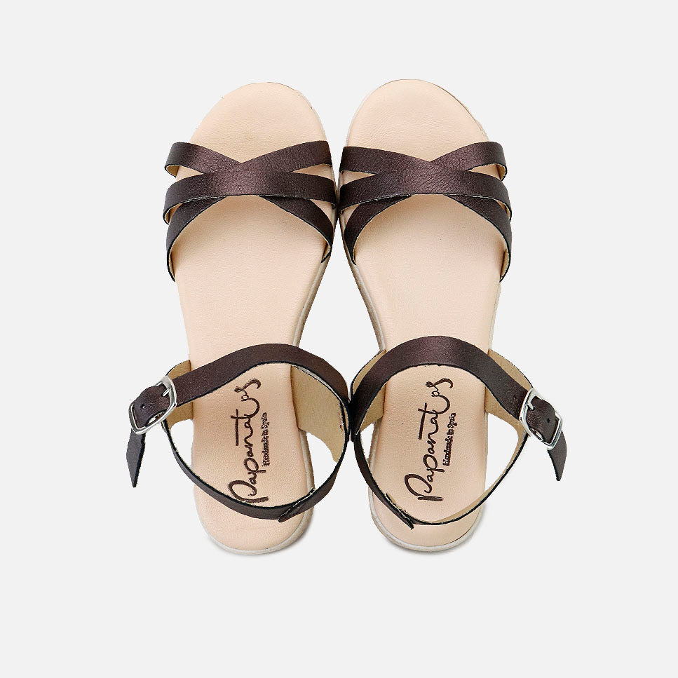 Sandalias plataforma piel etoile libra Papanatas | Eli 1957