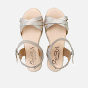 Sandalias plataforma piel etoile saturn Papanatas | Eli 1957