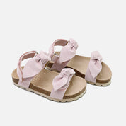 Sandalias bio lazos piel suede rospale Papanatas | Eli 1957