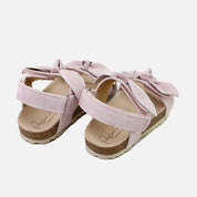 Sandalias bio lazos piel suede rospale Papanatas | Eli 1957