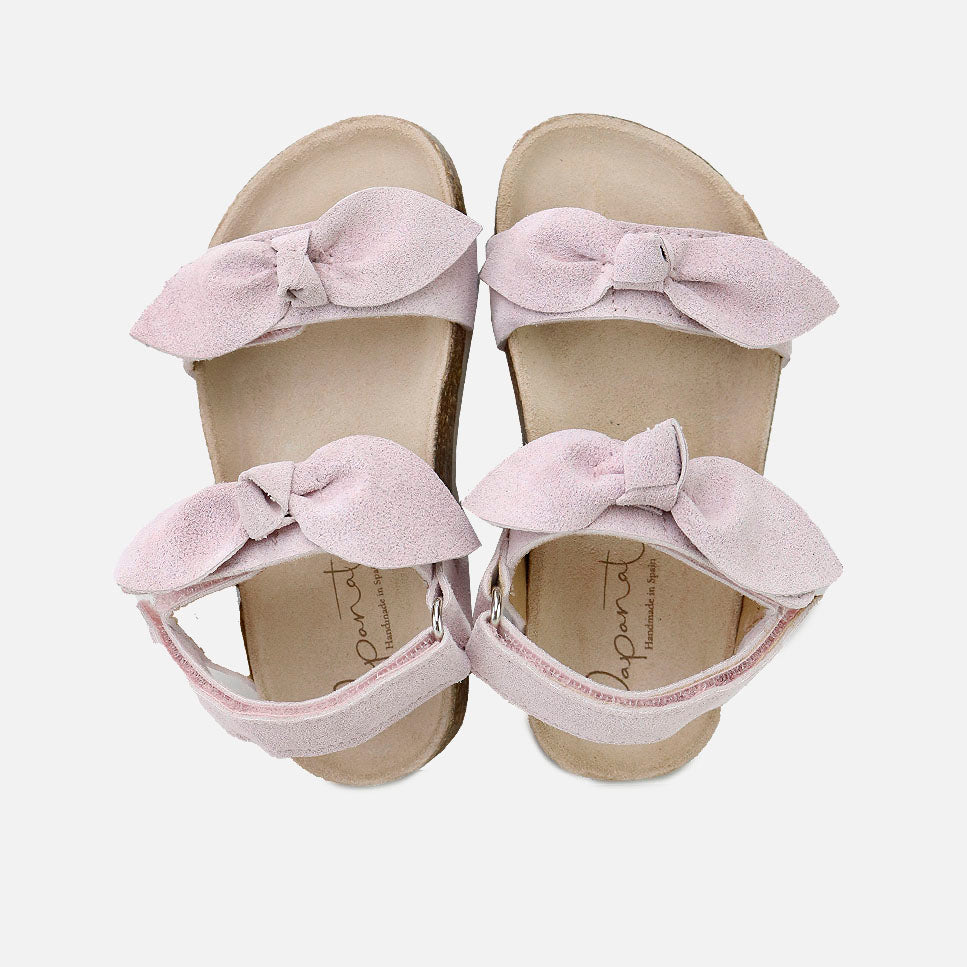 Sandalias bio lazos piel suede rospale Papanatas | Eli 1957