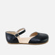 Merceditas barefoot piel glamour negro Elisoft | Eli 1957