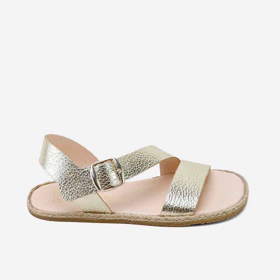 sandalias barefoot metalizadas Elisoft | Eli 1957