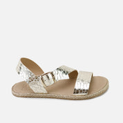 sandalias barefoot metalizadas Elisoft | Eli 1957