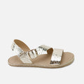 sandalias barefoot metalizadas Elisoft | Eli 1957