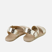 sandalias barefoot metalizadas Elisoft | Eli 1957