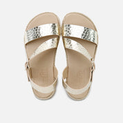sandalias barefoot metalizadas Elisoft | Eli 1957