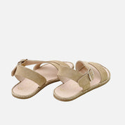 sandalias barefoot piel afelpado arena Elisoft | Eli 1957