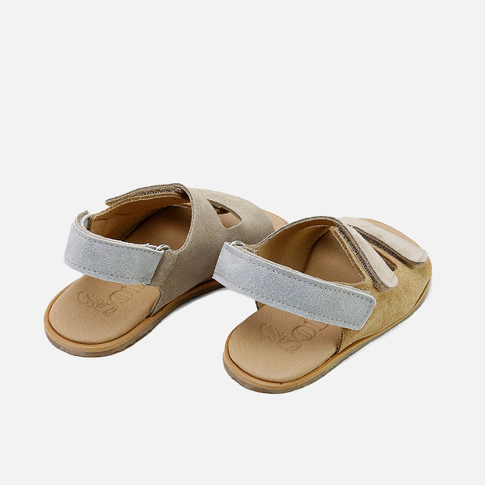 Sandalias barefoot piel suede cuero Elisoft | Eli 1957