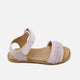 sandalias barefoot flecos piel suede rospale Elisoft | Eli 1957