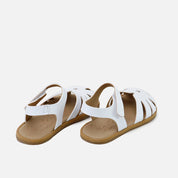 Sandalias barefoot estrella ecopiel blanca  Elisoft | Eli 1957