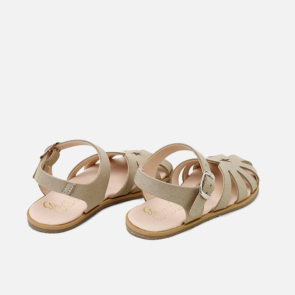 Sandalias barefoot estrella ecopiel beig  Elisoft | Eli 1957