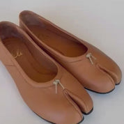 Bailarinas de inspiración japonesa de piel cuero Eli | Eli 1957